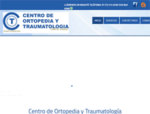 Tablet Screenshot of centroortopedia.com